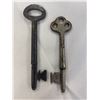Image 3 : Lot of 4 Vintage Skeleton Keys