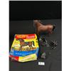 Image 1 : 1960s Fort Apache Toy Horse Made by Marx Original Packaging 11.5" Tall