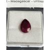 Image 2 : Natural Ruby 4.225ct 12.08 x 8.17 x 4.35mm Pear Cut Madagascar Untreated