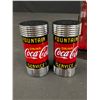 Image 2 : Metal Coca Cola Advertising Stand with Coca Cola Fountain Service Salt and Pepper Shakers, In Origin