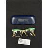Image 1 : Pair of Vintage Eyeglasses in Original Case