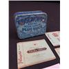 Image 2 : Vintage Edgewood Smoking Tobacco Tin with Lot of 3 Players Cigarette Pack Jackets