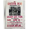 Image 2 : The Grateful Dead Concert Poster June 30, 1972 On Board in Bag