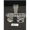 Image 1 : Nice Collectible Lot of Crystal - Tray, Rocking Horse, Unicorn, Etc.