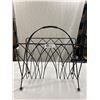 Image 2 : MCM Metal Magazine Rack with Assorted Magazines