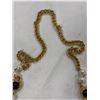 Image 3 : 1970s Heavy Fancy Gold Plated Necklace