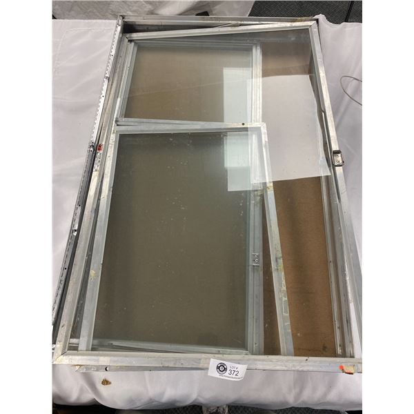 Metal Display Case, Glass Lid, Broken Hinge