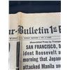 Image 2 : Honolulu Star Newspaper Bulletin - Dec 7, 1941 8 Page - Pearl Harbour Attack - Pacific Finn Corp 197