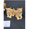 Image 2 : Vintage 1988 Castagna Lion Cubs, Made in Italy and a Vintage Peeing Beagle