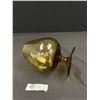 Image 2 : Vintage MCM Empoli Italian Diamond Optic Art Glass Compote Approx. 7.75" Tall