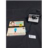 Image 1 : Vintage Polaroid Pronto B Land Camera With Two Packages Of Flashbulbs in Original Boxes