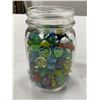 Image 2 : 500ml Mason Jar Full Of Assorted Marbles