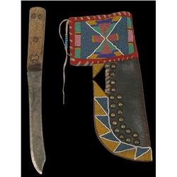 Crow Knife Case with Knife