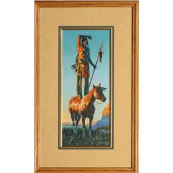 Jack Hines, oil on board