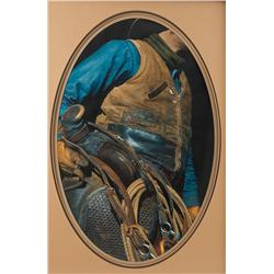 Wilma Tronstad, oil on board.