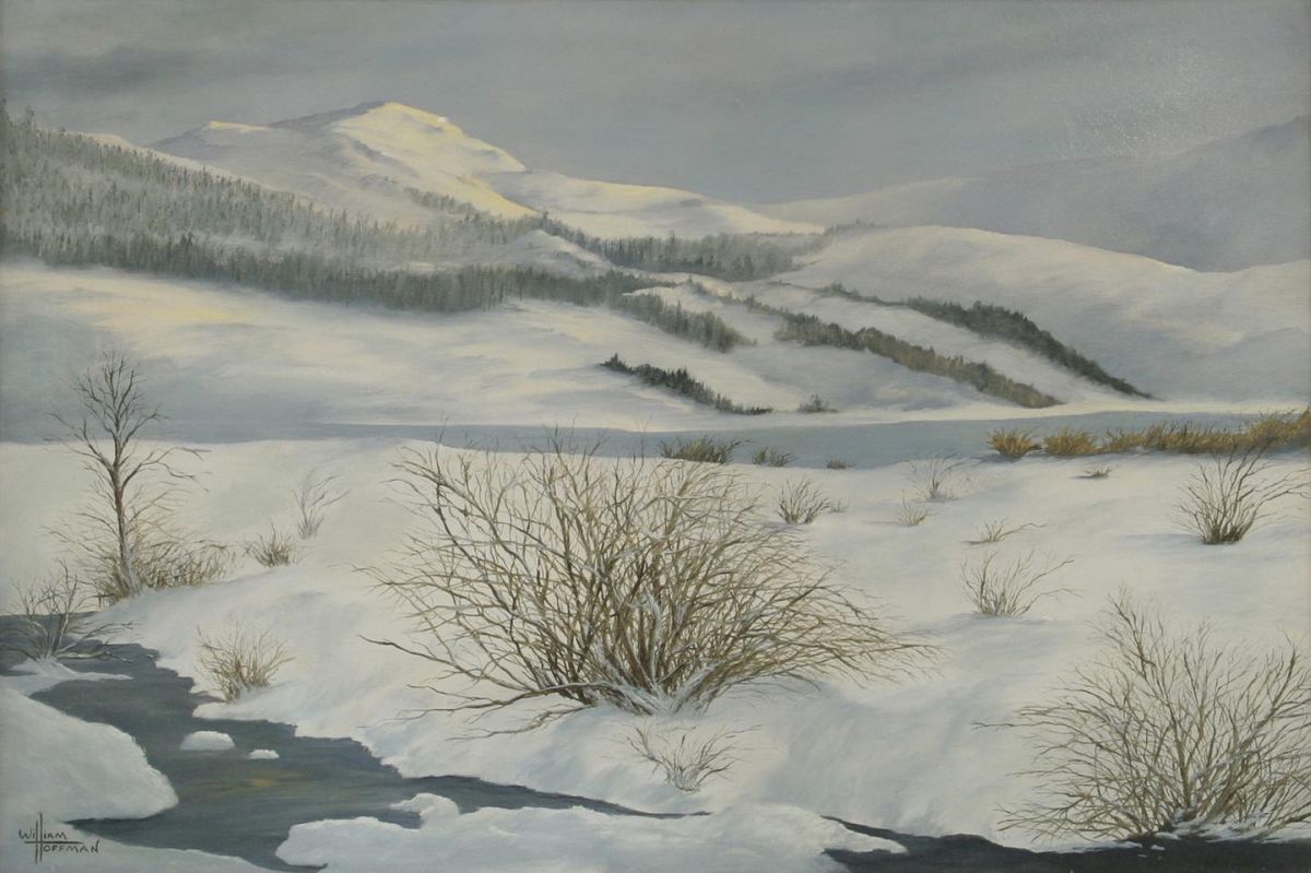 William Hoffman Oil On Canvas