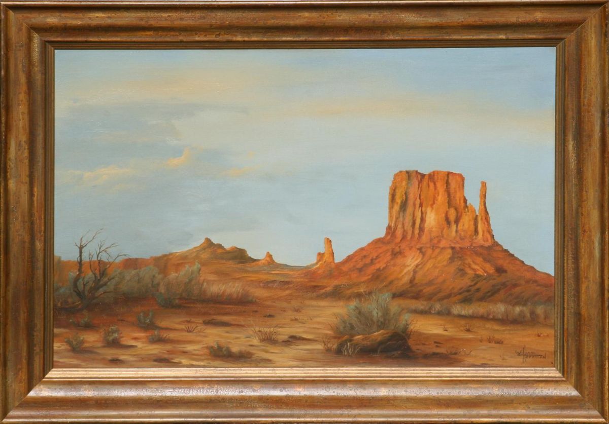 William Hoffman Oil On Canvas