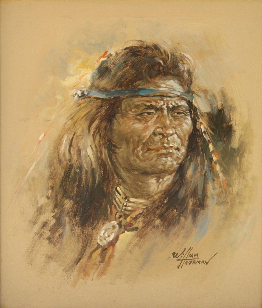 William Hoffman Oil On Canvas