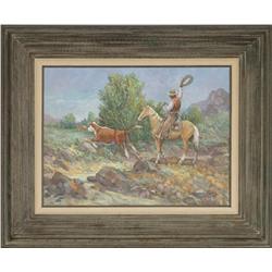 Fred Oldfield, oil on canvas