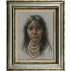 Arlene Hooker Fay, pastel