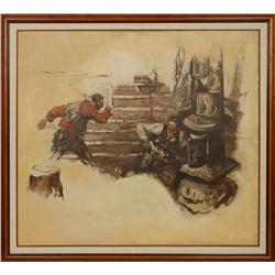 Benton Clark, oil on canvas