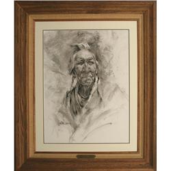 Harley Brown, charcoal