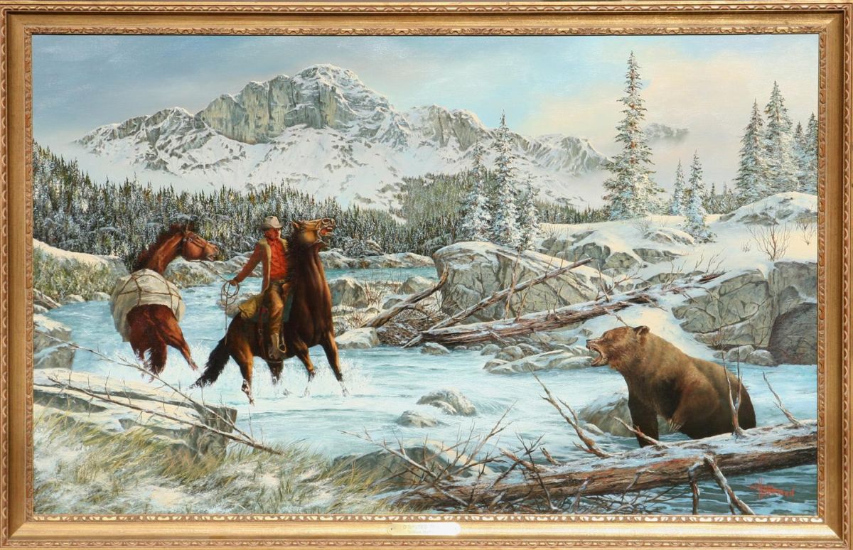 William Hoffman Oil On Canvas