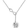 Image 1 : Necklace, "God is With Her She will not Fall"