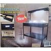 Image 2 : 48" Work Bench NEW IN BOX with light and power outlets  PICK UP ONLY