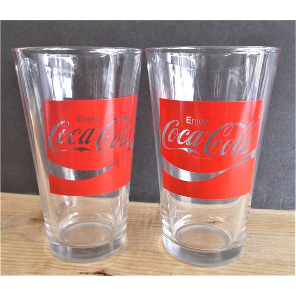 Two Coca-Cola Glasses