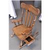 Image 2 : Children's Rocking Chair - Has a Drawer Under the Seat - Stands 28" Tall