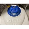 Image 2 : Vicks Vaporizer Pure Steam Warm Mist Air Humidifier w/ Night-Light & Medicine Cup, 1.5-Gal  USED