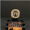 Image 1 : BARRY BONDS #73 ALL TIME SEASON RECORD HOMERUN CHAMPIONSHIP REPLICA RING (ref941)