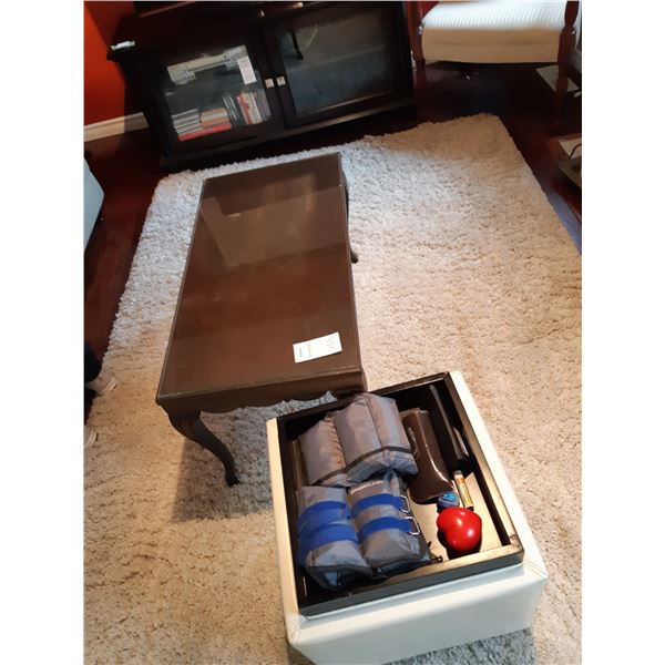 Rug, Table and Ottoman C