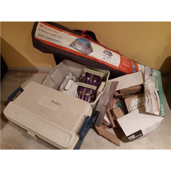 Tent and tableware Cat B