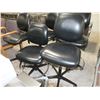 Image 1 : 5 Black Hydraulic Chairs