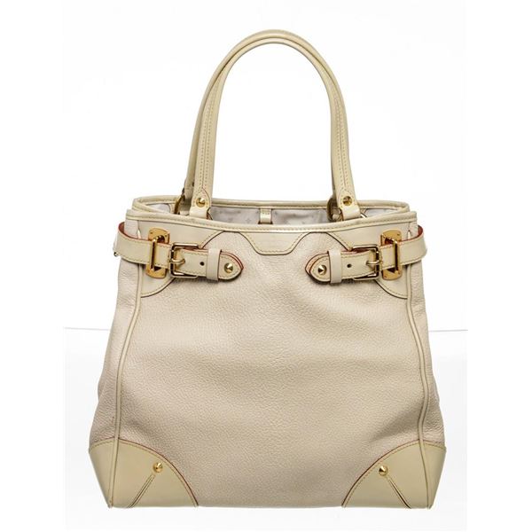 Louis Vuitton Cream Suhali Leather Le Majestuex Shoulder Bag