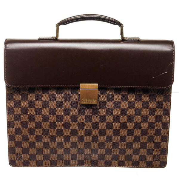 Louis Vuitton Brown Damier Ebene Altona PM Briefcases