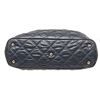 Image 4 : Chanel Blue Lambskin Stich Hobo Bag