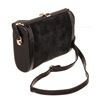 Image 3 : Gucci Black Suede Leather Vintage Clasp Shoulder Bag