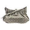 Image 1 : Louis Vuitton Silver Grey Leather Mahina XS Shoulder Bag