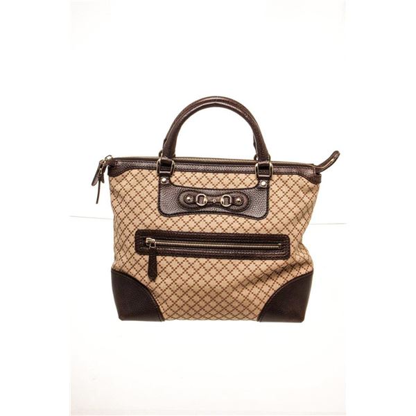 Gucci Brown Leather Catherine Tote Bag