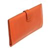 Image 3 : Hermes Red Leather Bearn Wallet