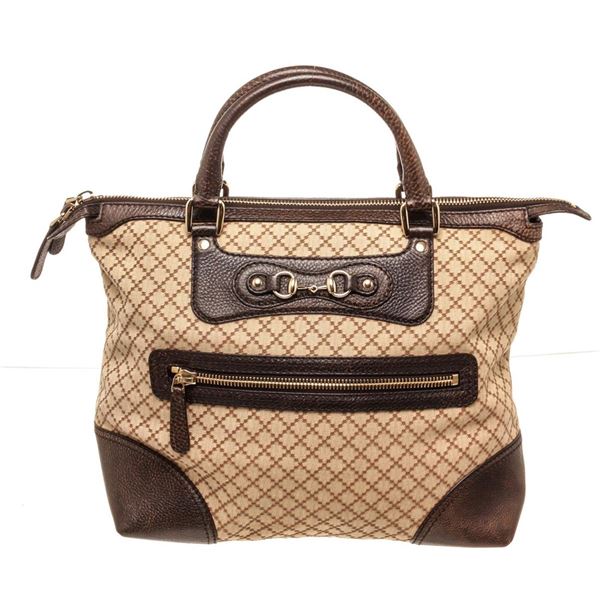 Gucci Brown Leather Catherine Tote Bag