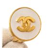 Image 3 : Chanel Gold Round CC Earrings