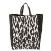 Image 1 : Celine Leopard Printed Jute Vertical Cabas Tote Bag