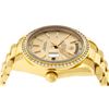 Image 8 : Rolex Mens 18K Yellow Gold 1.0 ctw Channel Set Diamond Day Date President Wristw