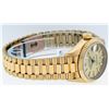 Image 3 : Rolex Ladies 18K Yellow Gold Champagne Index Quickset Datejust President Wristwa