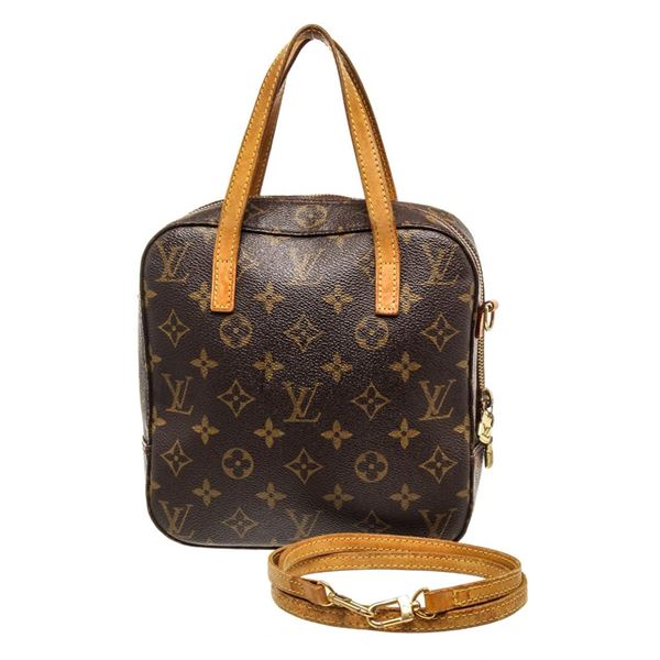 Louis Vuitton Brown Monogram Spontini Satchel Bag