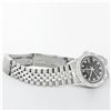 Image 8 : Rolex Mens Stainless Steel Black Diamond Lugs & Pyramid Bezel Datejust Wristwatc